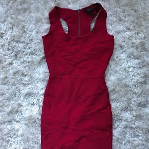 BCBGMaxAzria Red Sleeveless Dress
